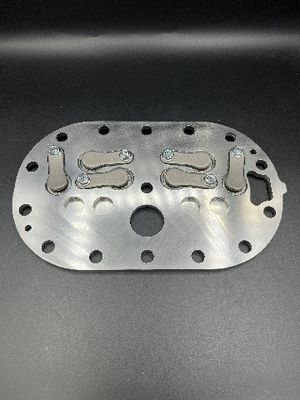 แผ่นวาล์วคอมเพรสเซอร์สแตนเลสสตีล พร้อมตัวจำกัดและควบคุมแรงดันจากการหล่อ สำหรับงานอุตสาหกรรม